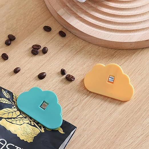 Creative Cloud Shape Food Sealing Clip, Bag Clips For Food Storage, Food Bag Clamp Sealing Clip Creative Cloud Shape Food Sealing Clip, Bag Clips For Food Storage, Food Bag Clamp Sealing Clip